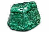 Huge, Flowery Polished Malachite Specimen ( lbs) - Congo #301583-1